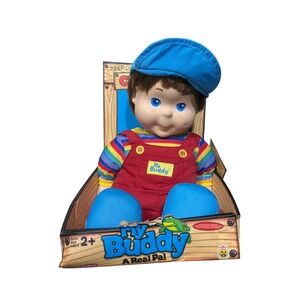 Playskool My Buddy A Real Pal Doll Red Overalls Blue Hat Vintage Toy 1980s